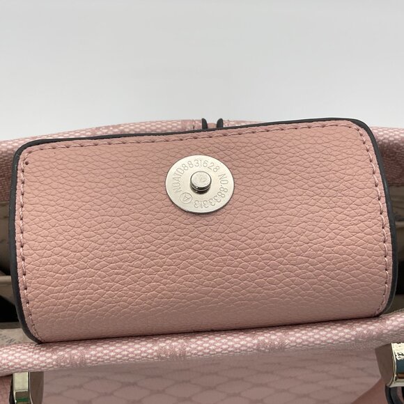 Steve Madden Crossbody Pink Faux Leather Logo BKIA Shopper Bag Straps & Handles - Picture 8 of 10